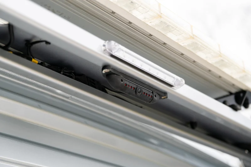 Detail van de laadbakconstructie